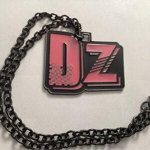 100% Authentic 2015 WWF WWE Dolph Ziggler DZ logo Necklace Pendant Wrestling